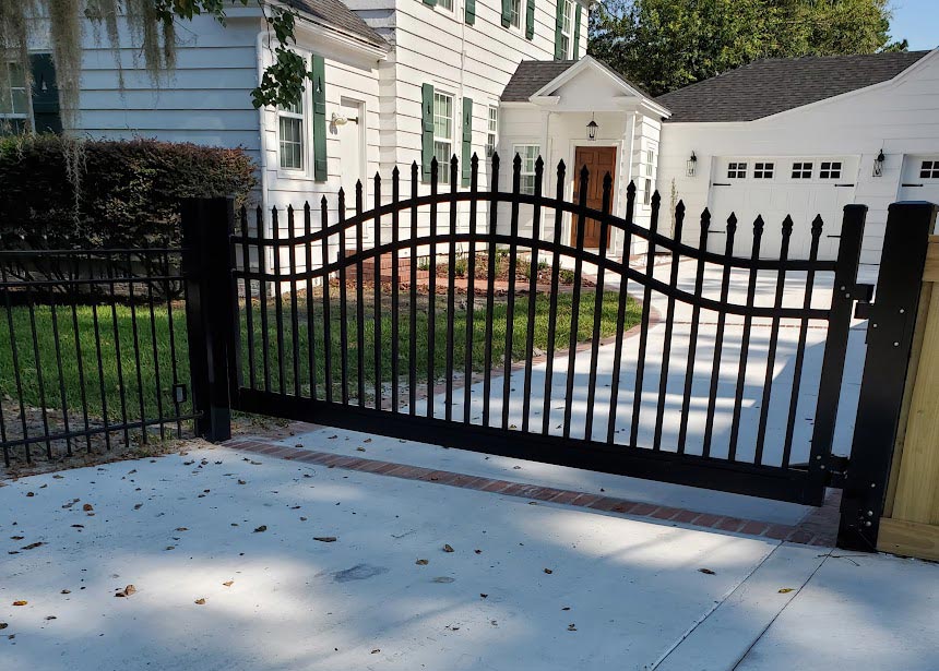 Custom Spiked Metal Gate