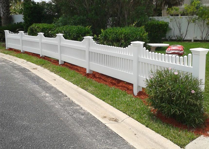 Custom Vinyl Fence