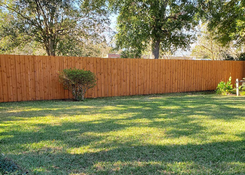 Dark Colored Privacy Fence Length