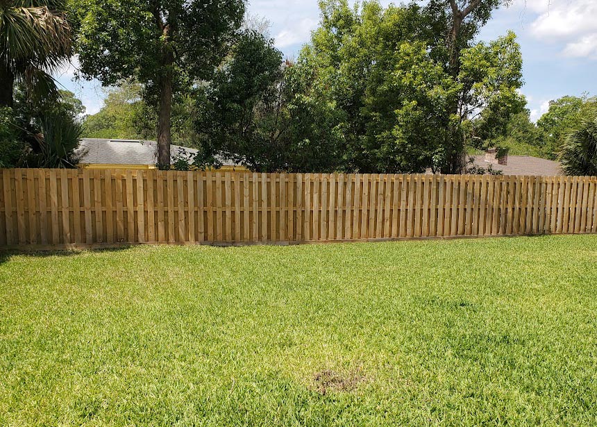 Fenced In Yard Zoomed Out