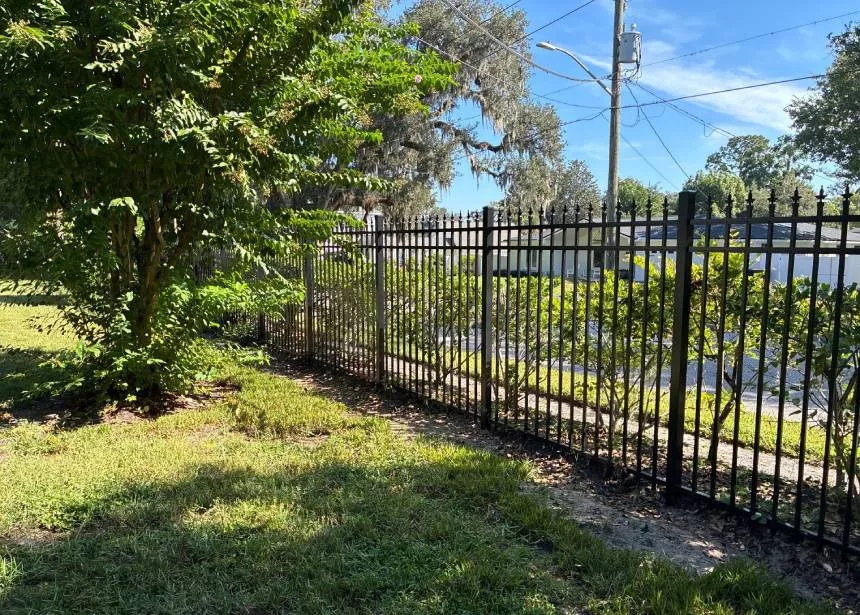 High Aluminum With Fleur De Lis Finials 1