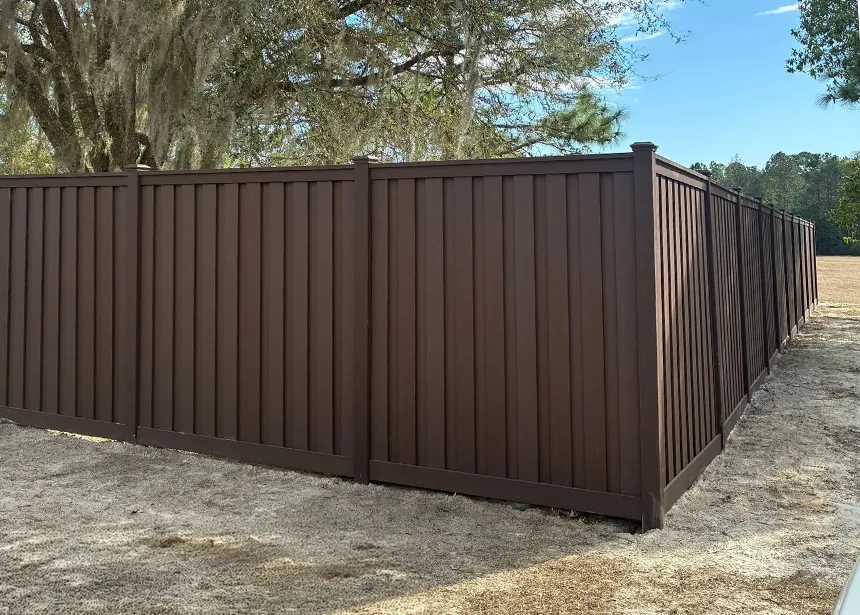 New Trex Fence Installation 1