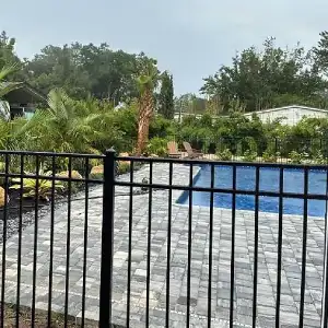 Pool Code Aluminum Fence Sq