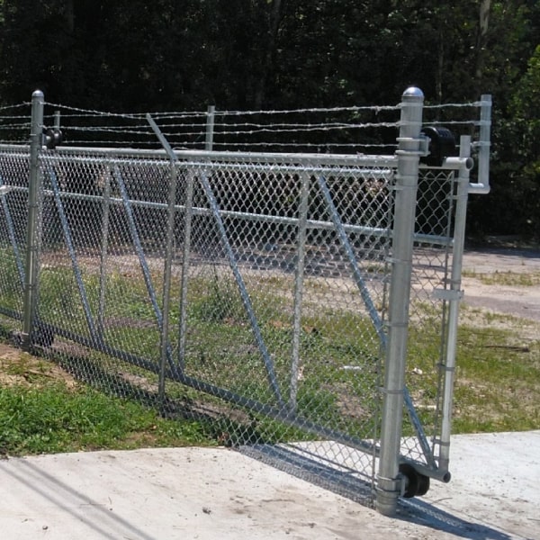 Security fence installation for downtown Jacksonville commercial properties