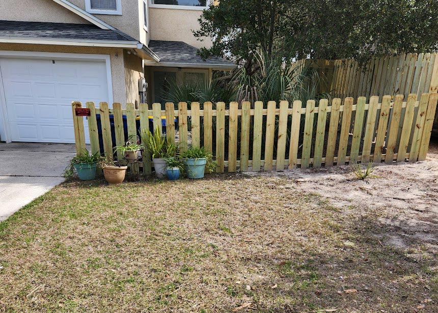 Shadowbox Fence Front