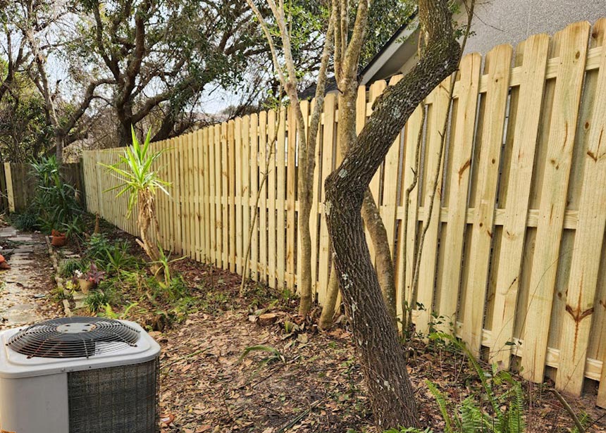 Shadowbox Fence Side