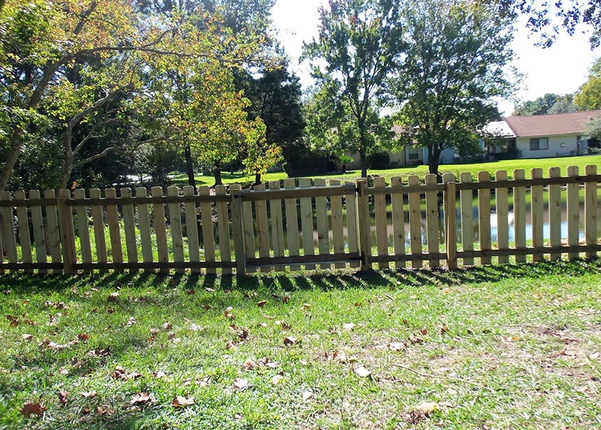 Simple Backyard Fence Gate