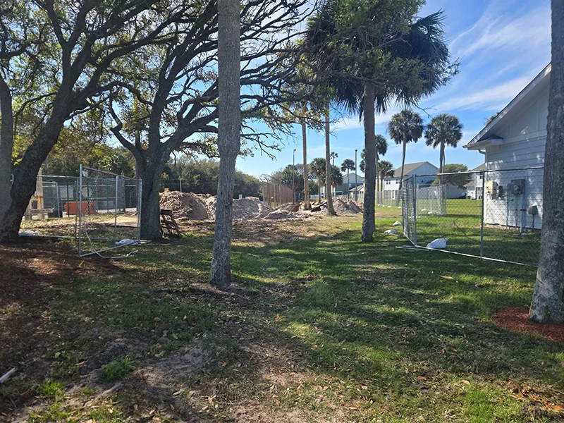 Temporary fence company in Jacksonville providing secure chain link fencing