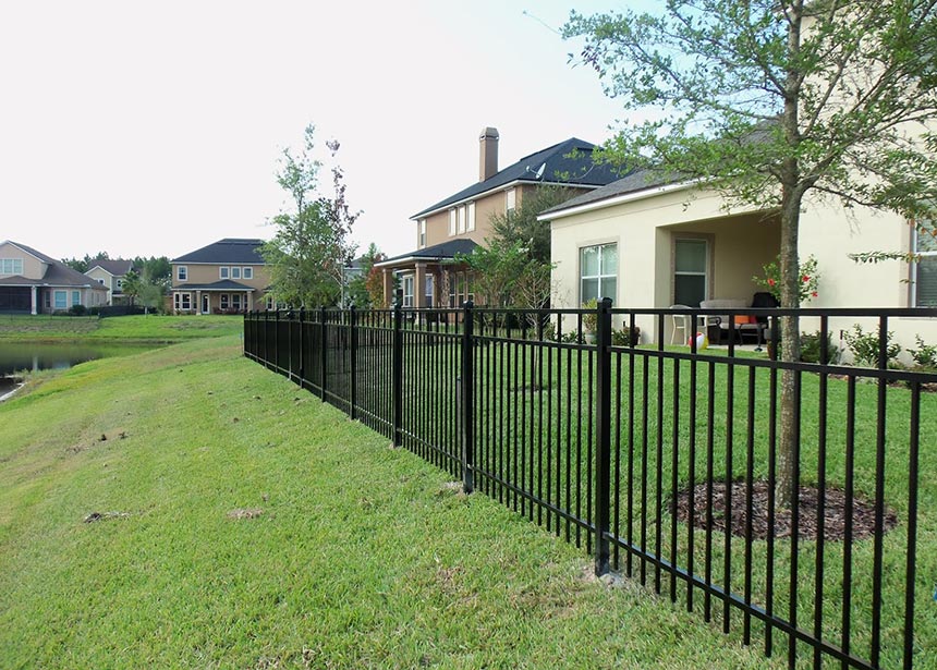 Three Rail Aluminum Fencing