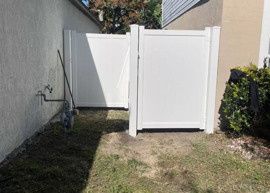 White Vinyl Privacy 2