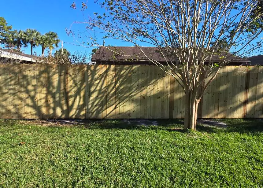 Wood Fence Around Tree 2